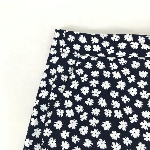 J. Crew Floral Remi Pants Women's Size 12 Scattered Daisies Straight Leg Stretch - Picture 4 of 13
